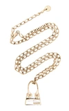 Jacquemus Gold Le Papier 'le Collier Chiquito' Necklace In Gold