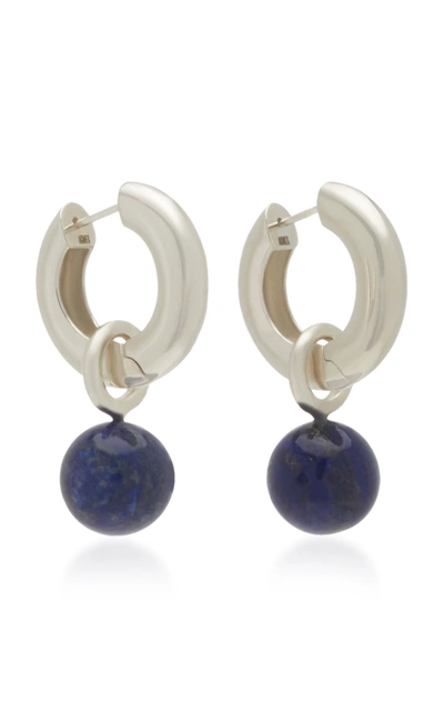 Agmes Women's Sterling Silver And Lapis Earrings In Blue