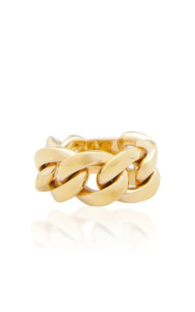 Bottega Veneta Women's Chainlink Metal Ring In Gold
