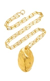 ALIGHIERI THE TALE OF THE CICADA 24K GOLD-PLATED NECKLACE,826320