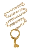 ALIGHIERI WOMEN'S THE KEY OF VULNERABILITY 24K GOLD-PLATED NECKLACE,826321