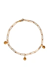 ALIGHIERI THE ANCHOR IN THE STORM 24K GOLD-PLATED CHOKER,826325