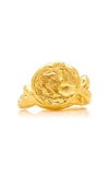 ALIGHIERI THE WASTELAND 24K GOLD-PLATED RING,826327