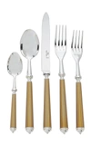 ALAIN SAINT-JOANIS LIGNES SILVER AND GOLD-PLATED FLATWARE SET,705326