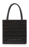 CHYLAK CROC-EFFECT LEATHER TOTE,796135