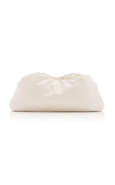 Mansur Gavriel Soft Ruffled Clutch Bag In Apple Blossom