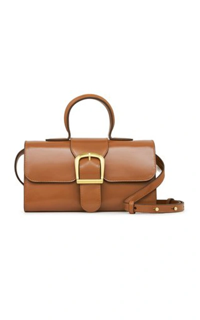 Rylan 5.2 Small Brown Leather Top Handle Bag