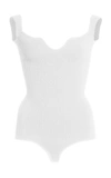 KHAITE WOMEN'S YVES RIBBED-KNIT BODYSUIT,816054