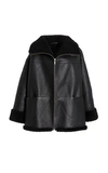 Totême Toteme Signature Shearling Jacket Clothing In Black
