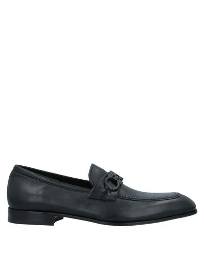 Ferragamo Loafers In Black