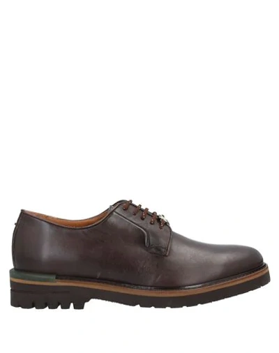 Brimarts Lace-up Shoes In Dark Brown