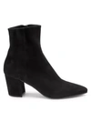 PRADA SUEDE ANKLE BOOTS,400012723702