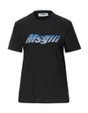 Msgm T-shirts In Black