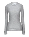 Dondup Woman Sweater Grey Size Xs Polyester, Elastane In Grey