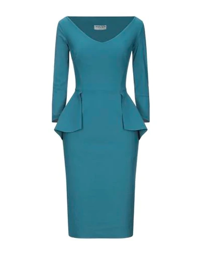 Chiara Boni La Petite Robe Knee-length Dress In Deep Jade