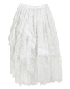 Ermanno Scervino Midi Skirts In White