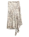 Pinko Midi Skirts In White