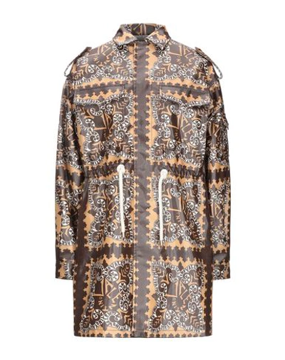 Valentino Full-length Jacket In Dark Brown