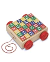 MELISSA & DOUG TOY, CLASSIC ABC BLOCK CART