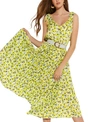 GUESS ECO HONEY FLORAL PRINTED DRESS