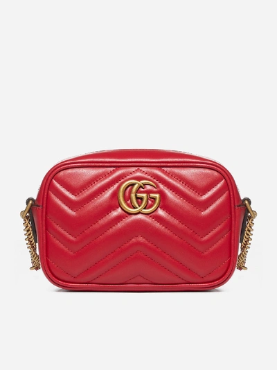 Gucci Gg Marmont Quilted Leather Mini Shoulder Bag