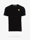 Comme Des Garçons Play T-shirt In Black