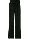 DION LEE BELTED HIGH-WAISTED TROUSERS