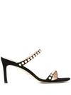 STUART WEITZMAN ALEENA PEARL EMBELLISHED SANDALS