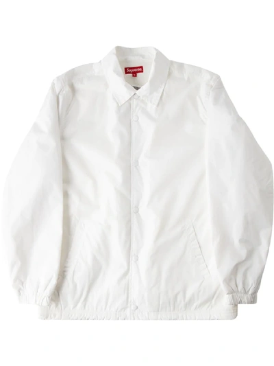 Supreme Old English Coaches Jacket In White | ModeSens
