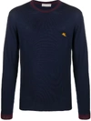ETRO PEGASO EMBROIDERY WOOL JUMPER