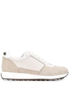 PESERICO TWO-TONE LACE-UP SNEAKERS