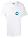 Stussy Cosmos-print Cotton T-shirt In White