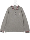 MONCLER LOGO贴花长袖POLO衫