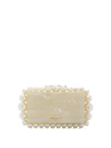 Cult Gaia Womens Ivory Eos Faux-pearl And Acrylic Clutch Bag In Neutrals