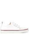 THOM BROWNE TOUCH STRAP LOW-TOP SNEAKERS