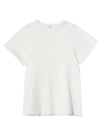 Totême Espera Cotton Tee In Off White