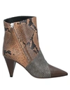 Isabel Marant Ankle Boots In Beige