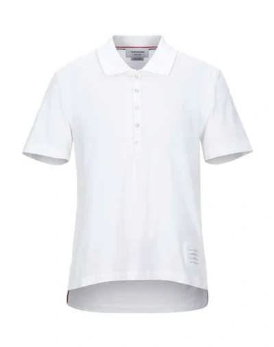Thom Browne Polo Shirt In White