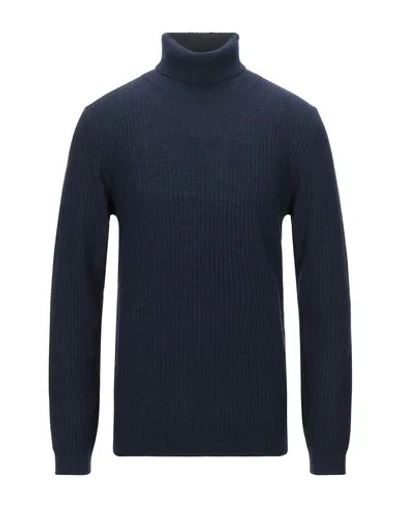 Grey Daniele Alessandrini Turtleneck In Dark Blue