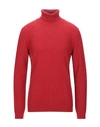 Grey Daniele Alessandrini Turtleneck In Red