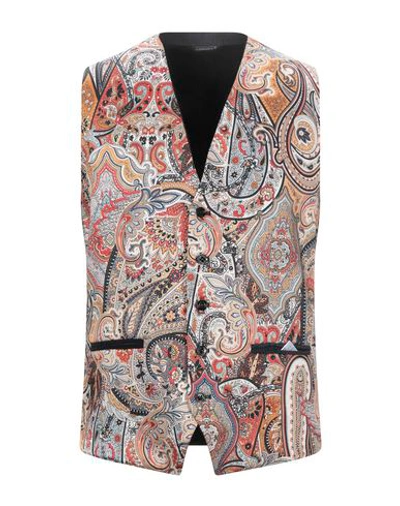 Daniele Alessandrini Suit Vest In Dark Blue
