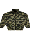 A BATHING APE 1ST CAMO WIDE CROPPED JACKET