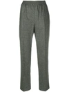 AGNONA STRAIGHT-LEG TAILORED TROUSERS