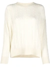 AGNONA CASHMERE CABLE-KNIT JUMPER