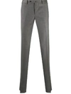 Pt01 Slim-fit Tailored Trousers In Grey