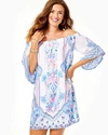 LILLY PULITZER FAWNA OFF-THE-SHOULDER DRESS,005757