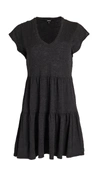 MONROW GRANITE RUFFLE DRESS