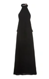 MAGGIE MARILYN FATE HAS BOUGHT US HERE HALTERNECK CREPE MAXI DRESS,815117