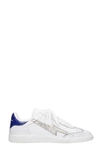 ISABEL MARANT BRYCE SNEAKERS IN WHITE LEATHER,11448953