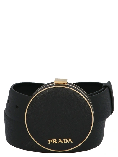 Prada Pocket Belt In Black